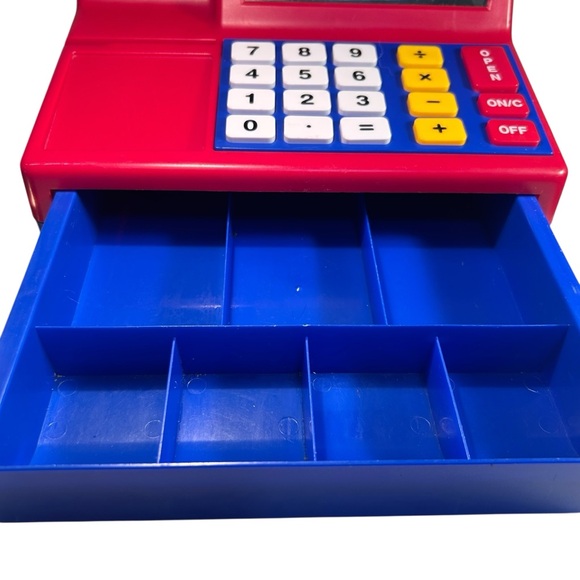Learning Resources Pretend Play Cash Register Kids Toy Calculator No Money - Picture 4 of 6